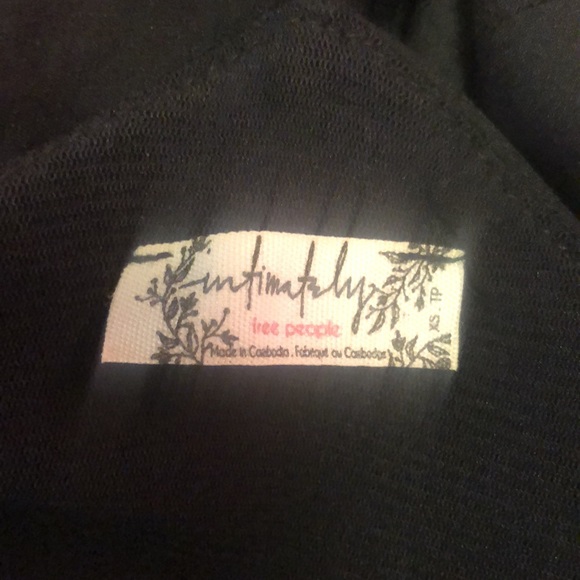 Pretty Black Lacey FREE PEOPLE Intimates - Picture 5 of 11